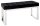 HAKU Möbel Sitzbank 18581 schwarz Stoff 100,0 cm