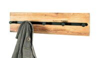 HAKU Möbel Wandgarderobe 22314 braun Holz 5 Haken...