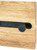 HAKU Möbel Wandgarderobe 22314 braun Holz 5 Haken 60,0 x 15,0 cm, 1 St.