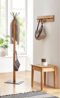 HAKU Möbel Wandgarderobe 22314 braun Holz 5 Haken 60,0 x 15,0 cm, 1 St.