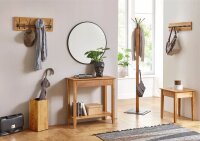 HAKU Möbel Wandgarderobe 22314 braun Holz 5 Haken 60,0 x 15,0 cm, 1 St.