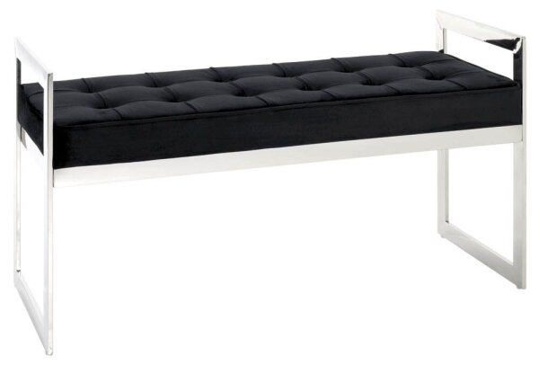 HAKU Möbel Sitzbank 18583 schwarz Stoff 100,0 cm