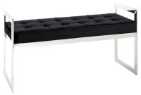 HAKU Möbel Sitzbank 18583 schwarz Stoff 100,0 cm
