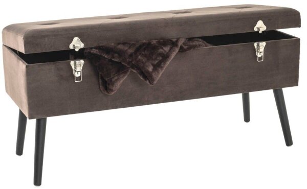 HAKU Möbel Sitztruhe 19152 taupe Stoff 106,0 cm