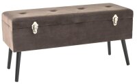 HAKU Möbel Sitztruhe 19152 taupe Stoff 106,0 cm