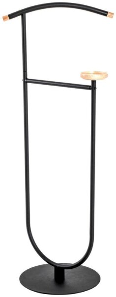 HAKU Möbel Herrendiener 21554 schwarz Metall 47,0 x 115,0 cm, 1 St.