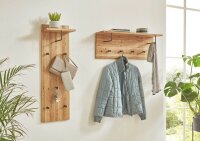 HAKU Möbel Wandgarderobe 22359 braun Holz 4 Haken 80,0 x 30,0 cm, 1 St.
