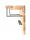 HAKU Möbel Wandgarderobe 22359 braun Holz 4 Haken 80,0 x 30,0 cm, 1 St.