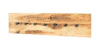 HAKU Möbel Wandgarderobe 22358 braun Holz 7 Haken 80,0 x 20,0 cm, 1 St.