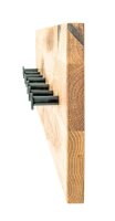 HAKU Möbel Wandgarderobe 22358 braun Holz 7 Haken 80,0 x 20,0 cm, 1 St.