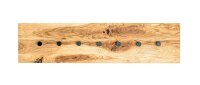 HAKU Möbel Wandgarderobe 22358 braun Holz 7 Haken 80,0 x 20,0 cm, 1 St.