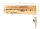 HAKU Möbel Wandgarderobe 22358 braun Holz 7 Haken 80,0 x 20,0 cm, 1 St.