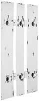 HAKU Möbel Wandgarderobe 23379 weiß Holz 6...