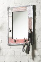 HAKU Möbel Wandgarderobe 28955 Vintage Holz 4 Haken...