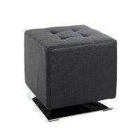 HAKU Möbel Wohnzimmer-Hocker 30588 schwarz...