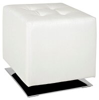 HAKU Möbel Wohnzimmer-Hocker 30688 weiß...