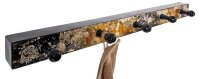 HAKU Möbel Wandgarderobe 32568 gold Metall 5 Haken...