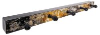 HAKU Möbel Wandgarderobe 32568 gold Metall 5 Haken...
