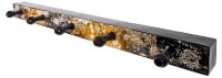 HAKU Möbel Wandgarderobe 32568 gold Metall 5 Haken 75,0 x 11,0 cm, 1 St.
