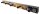 HAKU Möbel Wandgarderobe 32568 gold Metall 5 Haken 75,0 x 11,0 cm, 1 St.