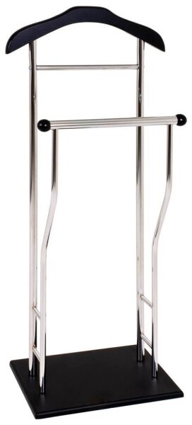 HAKU Möbel Herrendiener 38549 schwarz Metall 45,0 x 110,0 cm, 1 St.