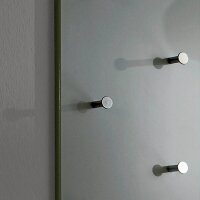 HAKU Möbel Wandgarderobe 42190 grau Holz 7 Haken...