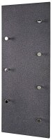 HAKU Möbel Wandgarderobe 42550 anthrazit Holz 7...