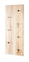 HAKU Möbel Wandgarderobe 42950 braun Holz 7 Haken...
