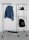 HAKU Möbel Rollgarderobe 43685 silber Metall 123,0 x 181,0 cm, 1 St.