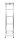HAKU Möbel Rollgarderobe 43685 silber Metall 123,0 x 181,0 cm, 1 St.