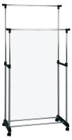 HAKU Möbel Rollgarderobe 44535 schwarz Metall 80,0 x...