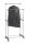 HAKU Möbel Rollgarderobe 44535 schwarz Metall 80,0 x 96,0-165,0 cm, 1 St.