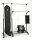 HAKU Möbel Rollgarderobe 44545 schwarz Metall 94,0-160,0 x 103,0-170,0 cm, 1 St.