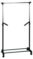 HAKU Möbel Rollgarderobe 44534 schwarz Metall 81,0 x...