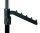 HAKU Möbel Rollgarderobe 44534 schwarz Metall 81,0 x 100,0-177,0 cm, 1 St.