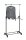 HAKU Möbel Rollgarderobe 44534 schwarz Metall 81,0 x 100,0-177,0 cm, 1 St.