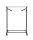 HAKU Möbel Rollgarderobe 44534 schwarz Metall 81,0 x 100,0-177,0 cm, 1 St.