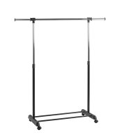 HAKU Möbel Rollgarderobe 44530 schwarz Metall...