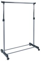 HAKU Möbel Rollgarderobe 44731 schwarz Metall 90,0 x...
