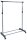 HAKU Möbel Rollgarderobe 44731 schwarz Metall 90,0 x 95,0-170,0 cm, 1 St.