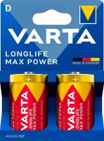 VARTA Batterien LONGLIFE Max Power Alkali-Mangan Mono D...