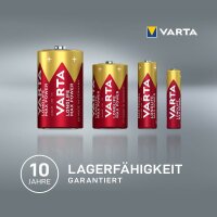 VARTA Batterien LONGLIFE Max Power Alkali-Mangan Mono D 1,5 V, 2 St.
