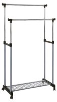 HAKU Möbel Rollgarderobe 44832 schwarz Metall 95,0 x...