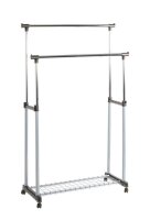 HAKU Möbel Rollgarderobe 44832 schwarz Metall 95,0 x...