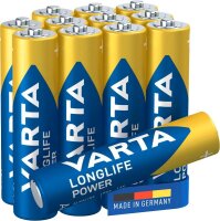 VARTA Batterien LONGLIFE Power Cube Alkali-Mangan Micro...