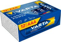 VARTA Batterien LONGLIFE Power Cube Alkali-Mangan Micro AAA 1,5 V, 12 St.