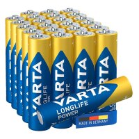VARTA Batterien LONGLIFE Power Cube Alkali-Mangan Micro...