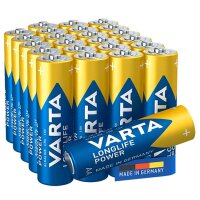 VARTA Batterien LONGLIFE Power Cube Alkali-Mangan Mignon...