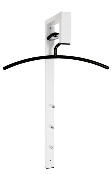 HAKU Möbel Wandgarderobe 89345 weiß Metall 3 Haken 4,0 x 70,0 cm, 1 St.