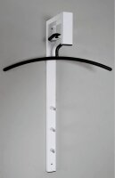 HAKU Möbel Wandgarderobe 89345 weiß Metall 3 Haken 4,0 x 70,0 cm, 1 St.